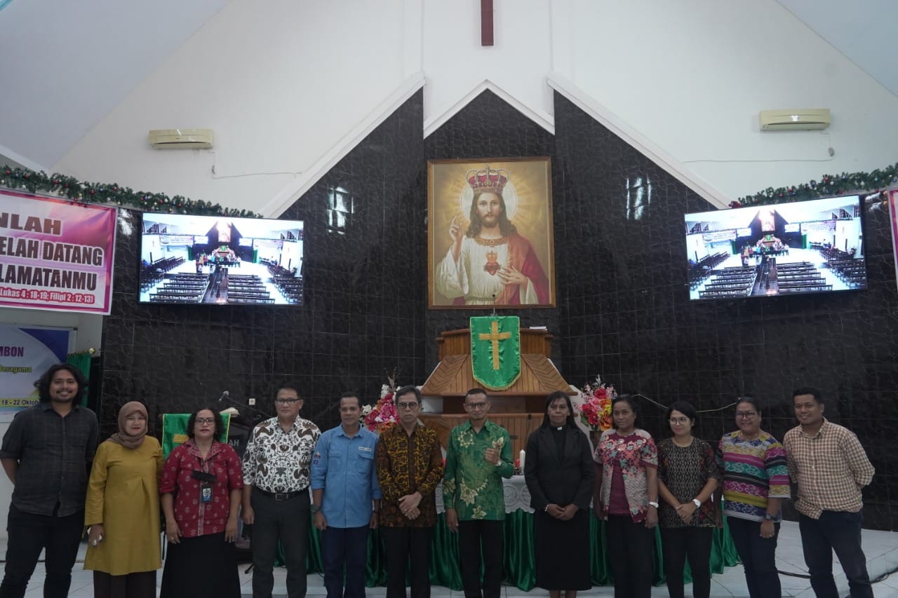 Pembukaan Kegiatan PKM Moderasi Beragama Prodi Agama Budaya di Jemaat GPM Anugerah Ohoijang